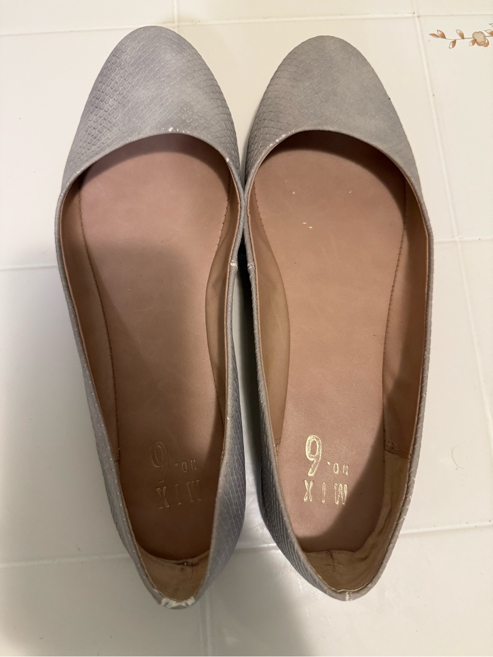 Women’s Silver Ballet Flats — Classic Everyday Comfort